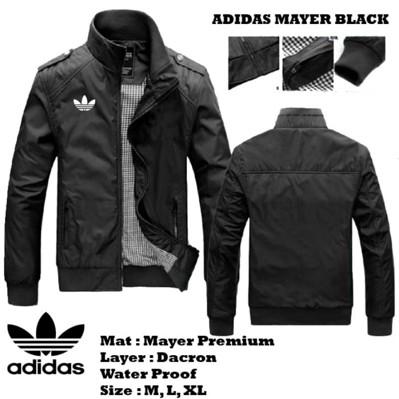 JAKET MAYER BOMBER ADIDAS JAKET PARASUT jaketpria anti angin casual motor jaketparka murah