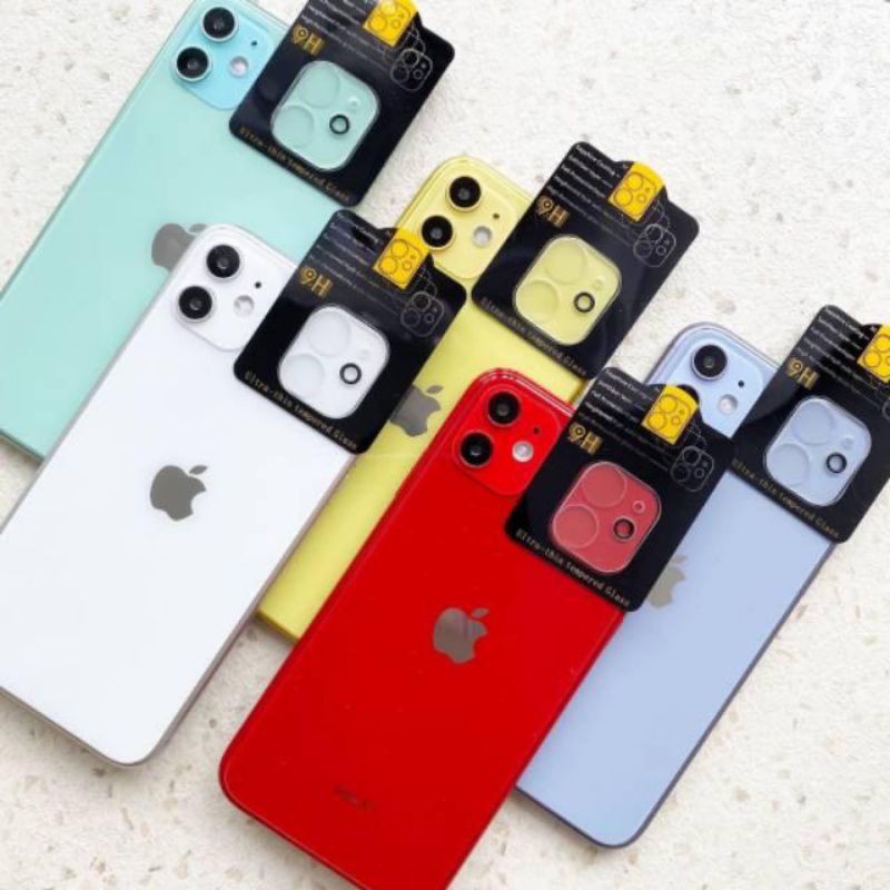 [PELINDUNG KAMERA] IPHONE 11 12 13 14 15 16 PRO MAX 14+ 15+ 16+ PLUS MINI Tempered Glass Kamera 3D CLEAR HD Pelindung Lensa Anti Gores Camera Belakang