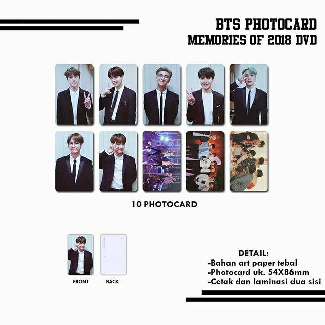 BTS DVD MEMORIES 2018 - CD