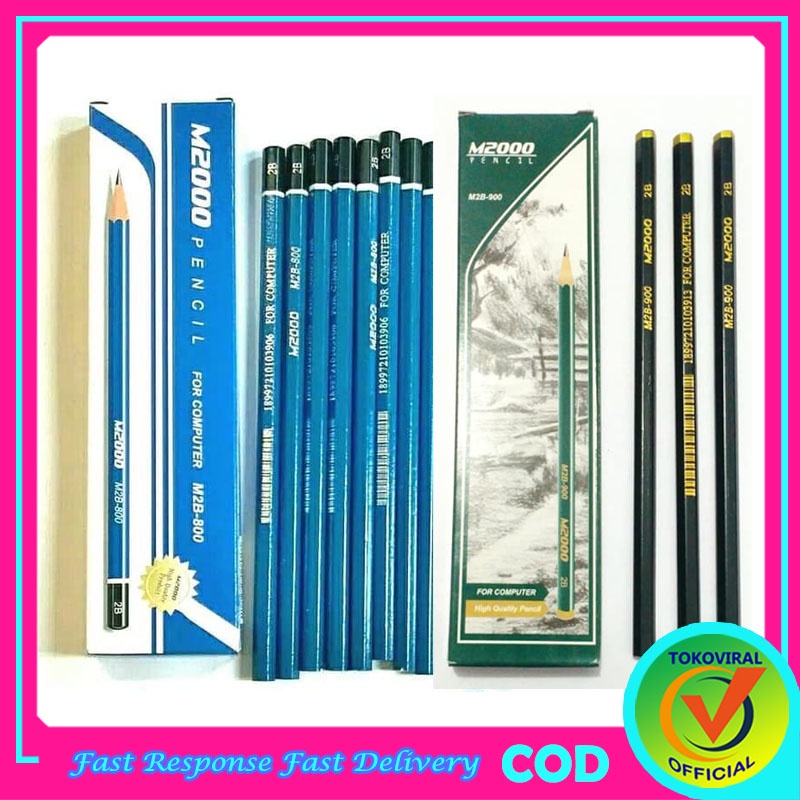 

Pensil 2B M2000 / Pensil Ujian / Pensil 2B / Pensil Komputer / Pensil Eceran / Pensil UAS / TM-51