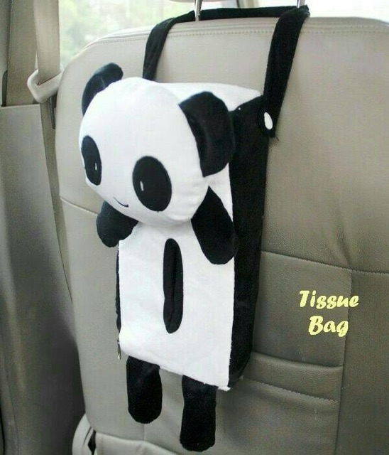 TISSUE BAG HOLDER TEMPAT TISSUE GANTUNG MOBIL KARTUN KARAKTER CARTOON