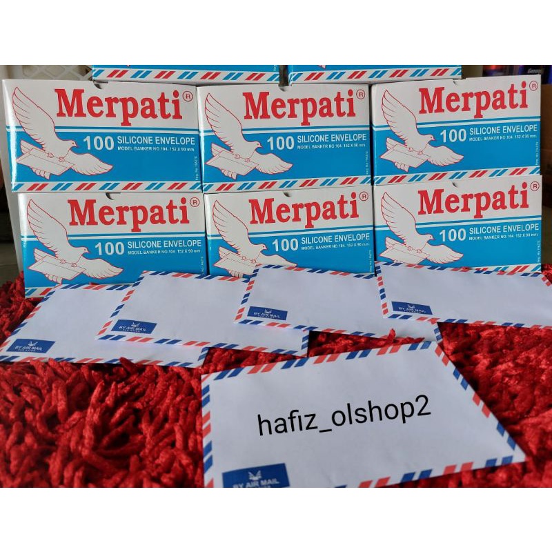 

AMPLOP MERPATI ADA PEREKATNYA ISI 100 LEMBAR