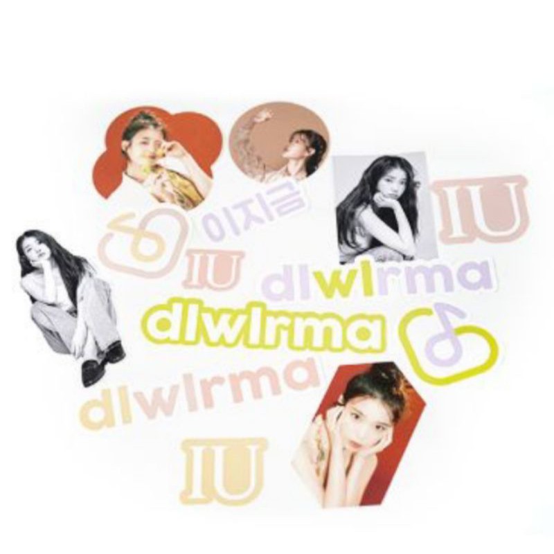 Ready Stock IU Official Sticker Set by Edam