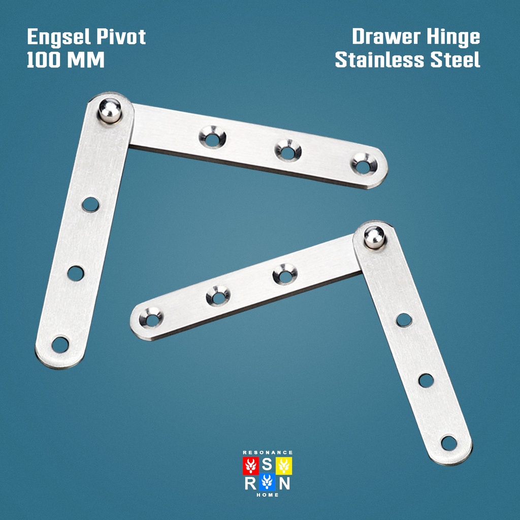 Engsel Pivot Besar 100mm Stainless / Resonance Home