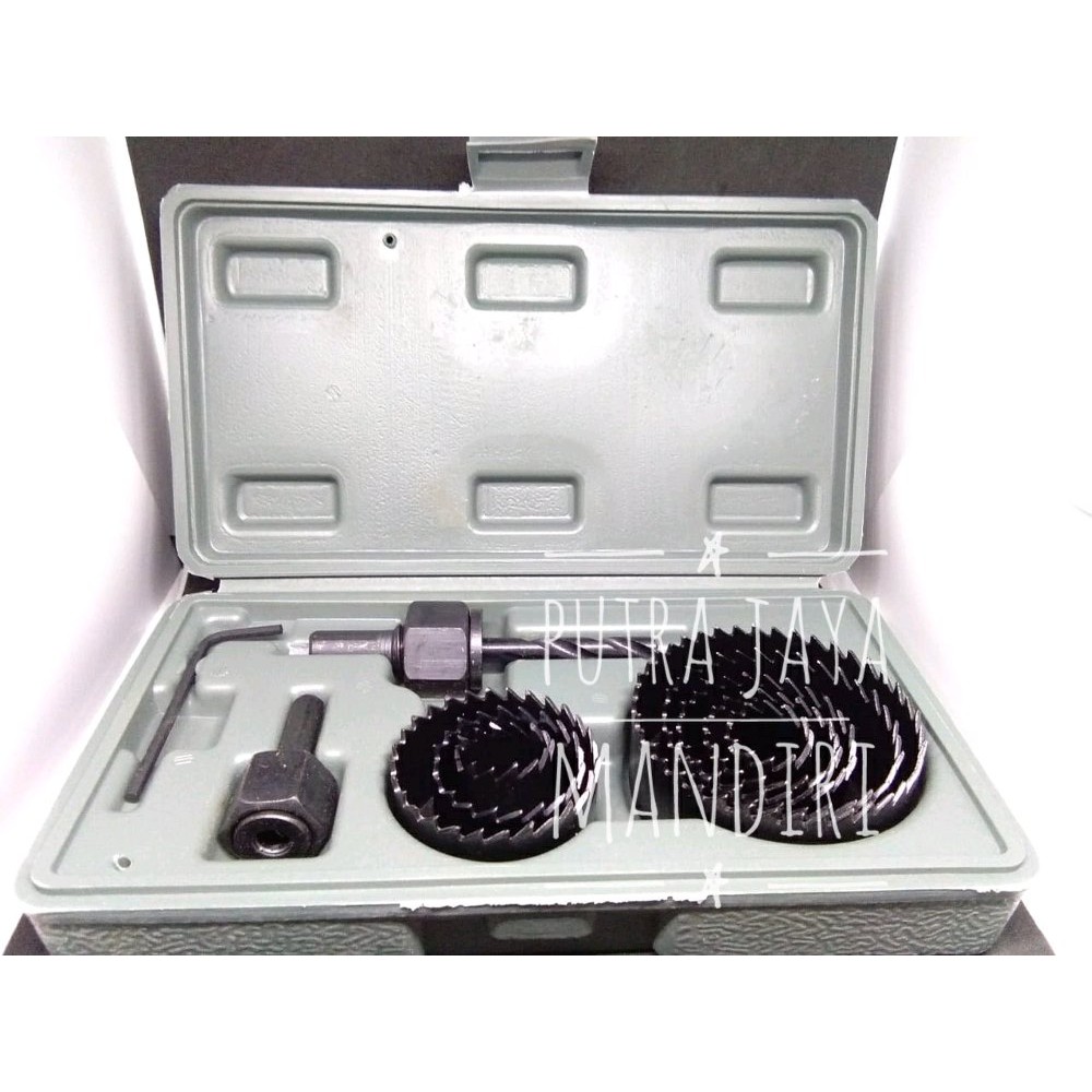 Hole Saw 11 Pc / Gergaji Pembolong Kayu / Mata Bor Hidroponik