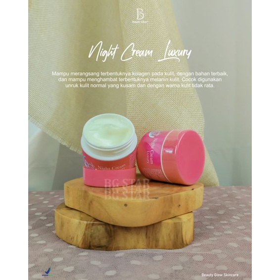CREAM MALAM NIGHT CREAM LUXURY NIGHT CREAM BRIGHTENING ACNE  NIGHT CREAM PLATINUM NIGHT CREAM ULTIMA