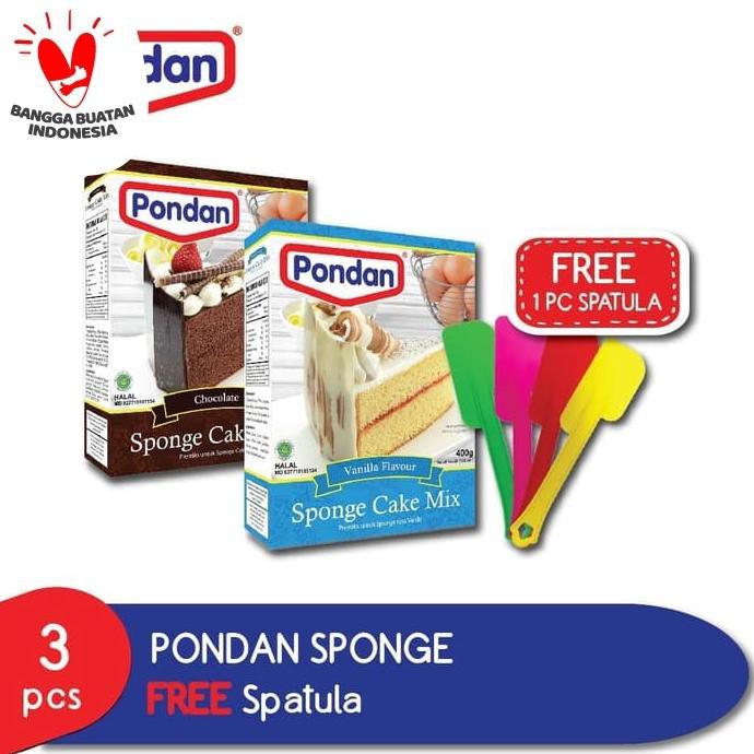 

Pondan Sponge Cake GRATIS Spatula