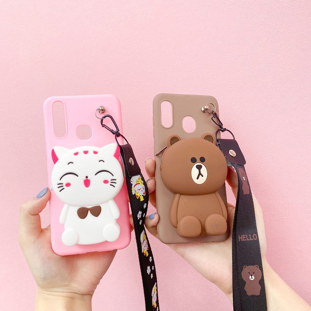 Case Disnie Plus Dompet Dan Tali Samsung A2 Core ACC