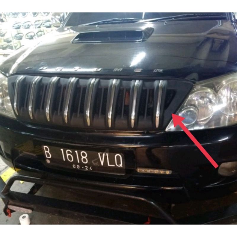 Gril depan fortuner 2004 2005 2006 2007 2008 model apolo