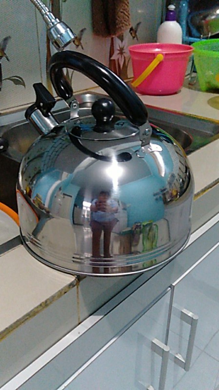 Teko Bunyi 5 Liter/teko Pemanas Air/whistling Kettle Full Stainless