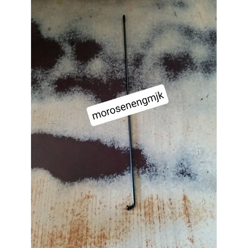 Ruji sepeda 20 Murni Hitam Steinless  / Jari -jari sepeda 20 Hitam / Spak sepeda 20