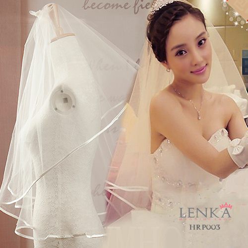 [READY STOCK] SLAYER PENGANTIN WANITA WEDDING VEIL LACE TRANSPARAN HRP003