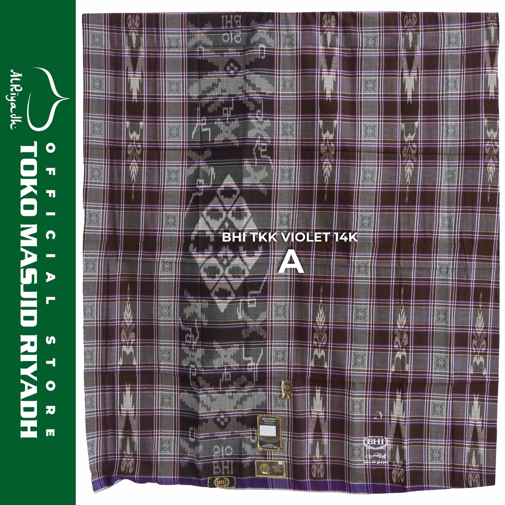 Sarung BHI Tumpal Kembang VIOLET 14K