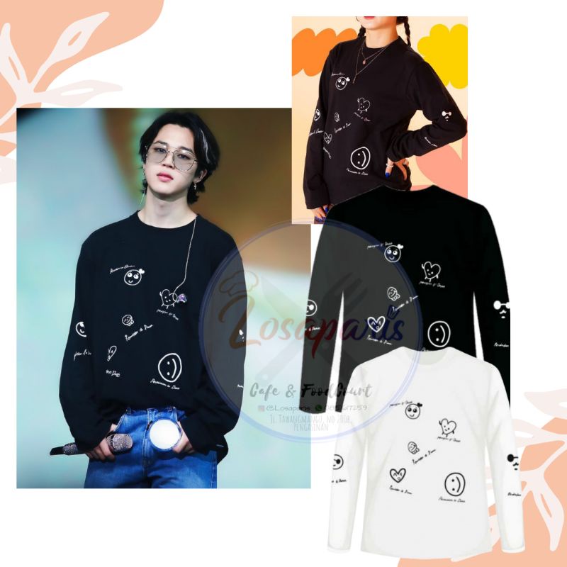 kaos KPop B T S Jimin PTD on stage concert Unofficial (Lengan Panjang)