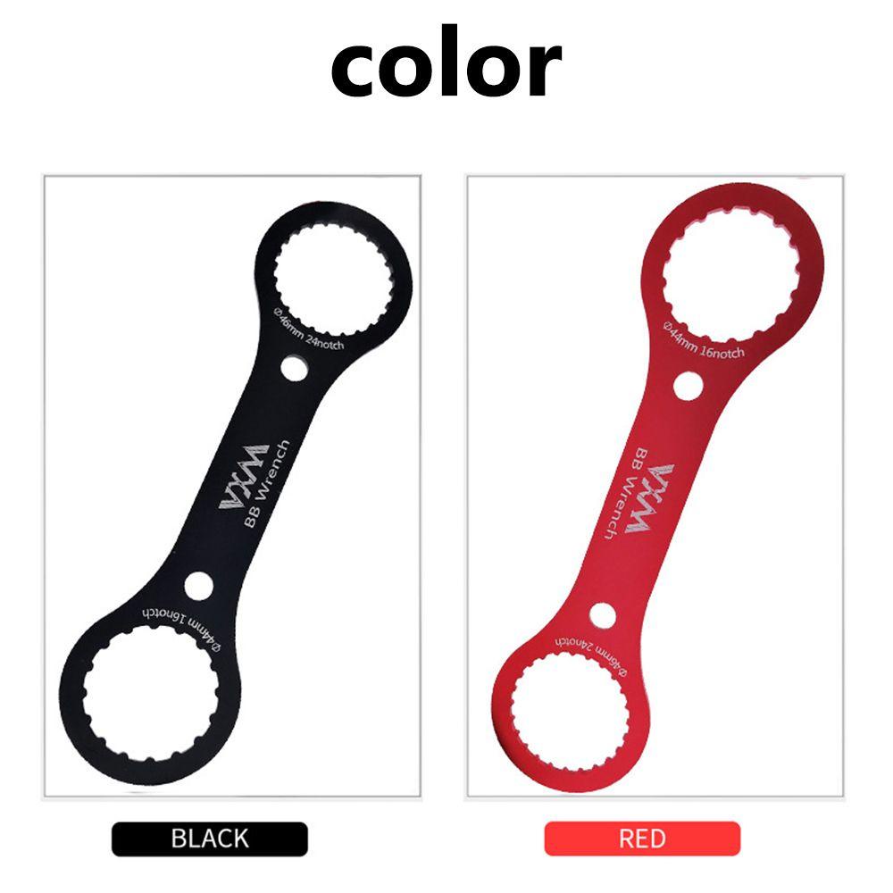 R-FLOWER Kunci Bracket Bawah Kualitas Tinggi Hitam Merah Aksesoris Sepeda Alat Pelepas Engkol Paduan Aluminium