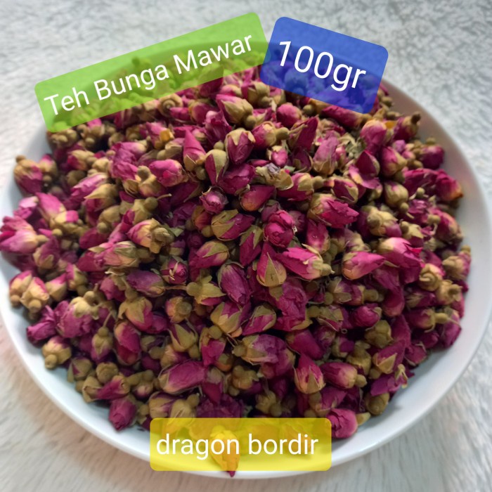 

Teh Bunga Mawar Kering 100gr/ Dried Rose Buds Flower Tea