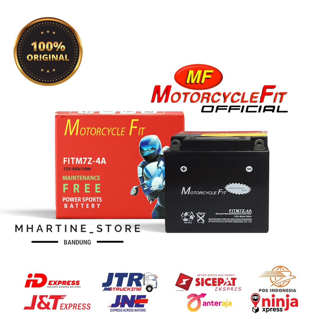 AKI MOTOR MF GM7Z-4A PALING MURAH 12 VOLT 9 AH