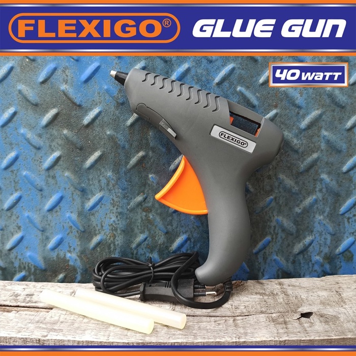 Alat Lem Tembak 40 watt / Flexigo Glue Gun Ergonomic Pro