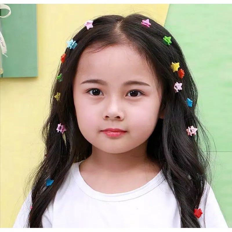 PGC [ isi 12 ] JEPIT RAMBUT ANAK KECIL / JEPITAN CANTIK