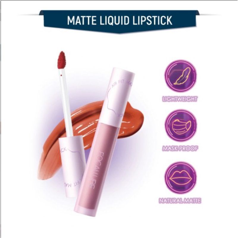 FOCALLURE Air Fit Matte Liquid Lipstick 2.2g