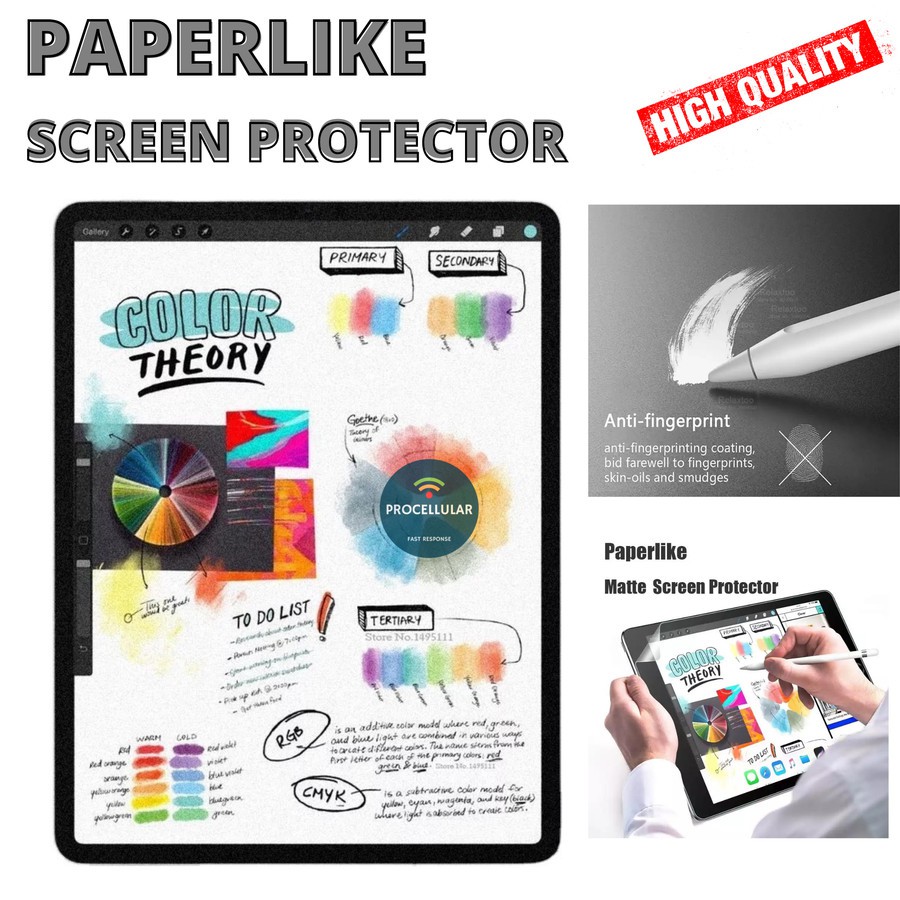 Anti Gores PaperLike iPad 7 2019 /iPad 8 2020 10.2&quot; Matte Anti Glare