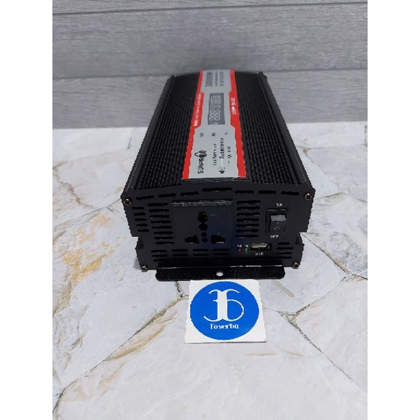 Power Inverter Sunpro 3000 Watt Dengan Led Display Pi 3000 ORIGINAL Rubah Arus Dc Menjadi Ac