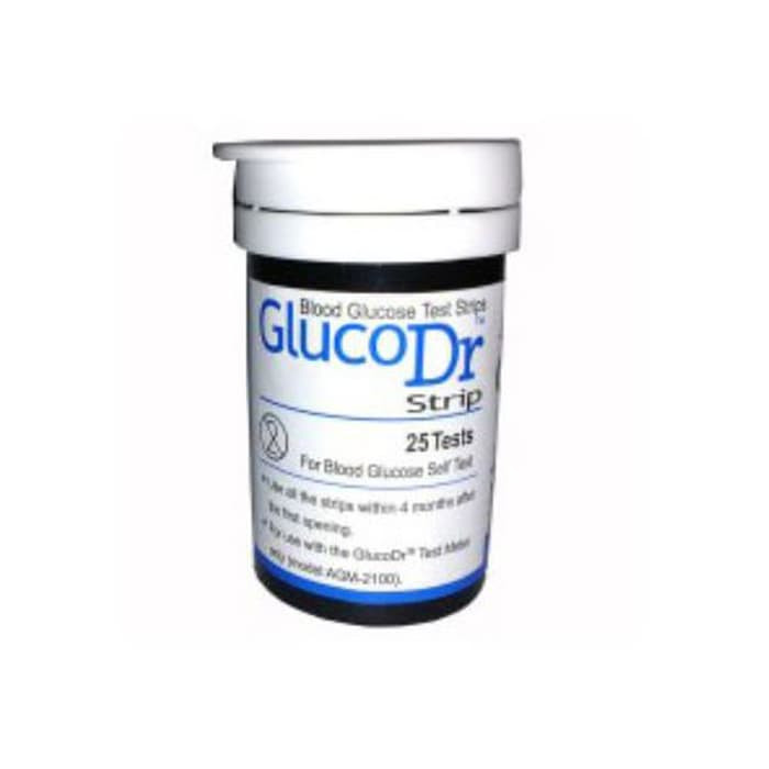 New Strip Stik Gula Darah Glucosa Gluco Dr AGM 2100 BioSensor isi 25