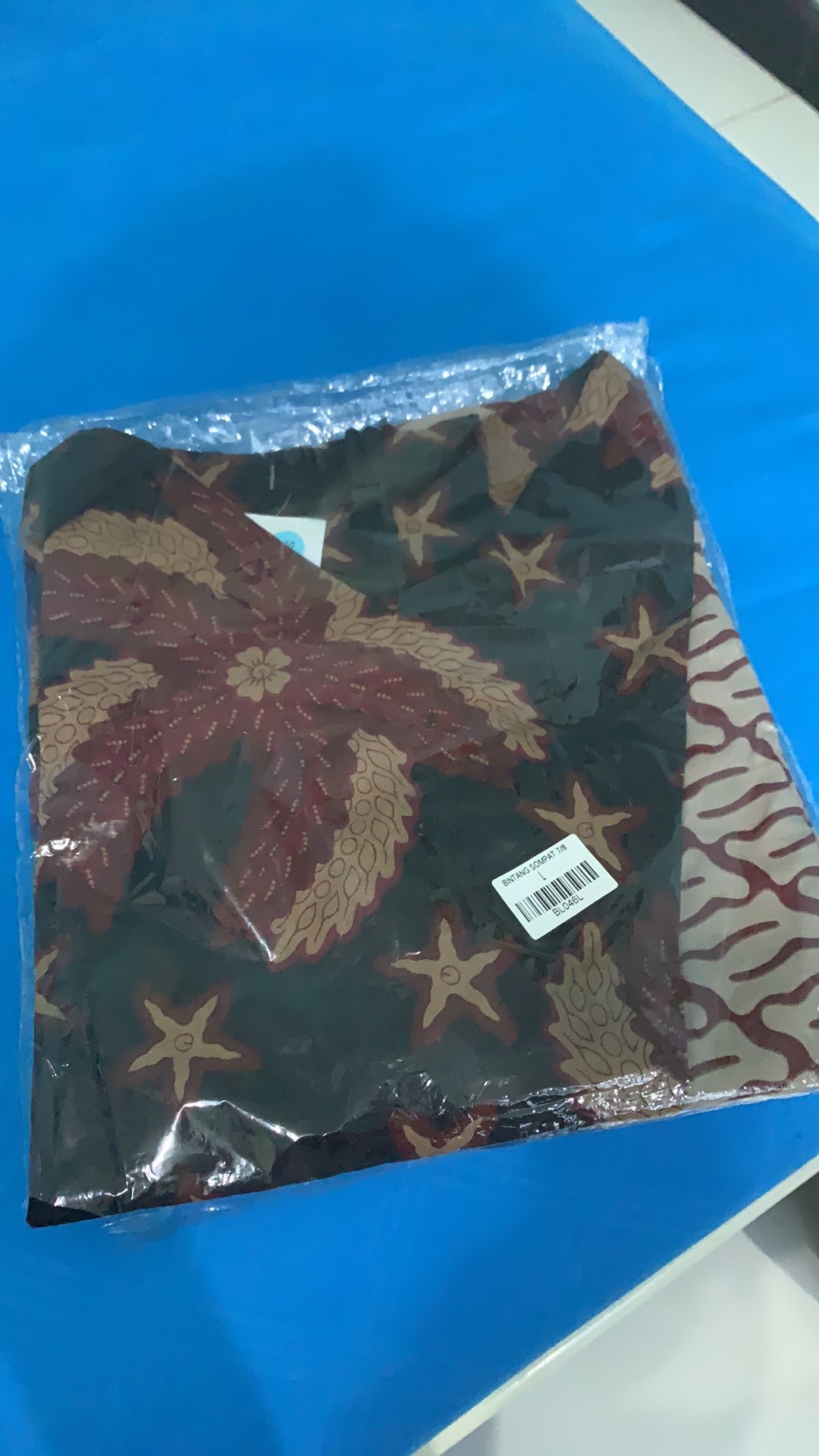 Blouse Batik Wanita Putri Kembar Modern Coklat / Atasan Batik Wanita / S M L Xl 2l 3l 4l 5l