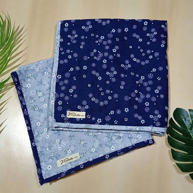 hijab segi empat motif cotton drop shafa spf series