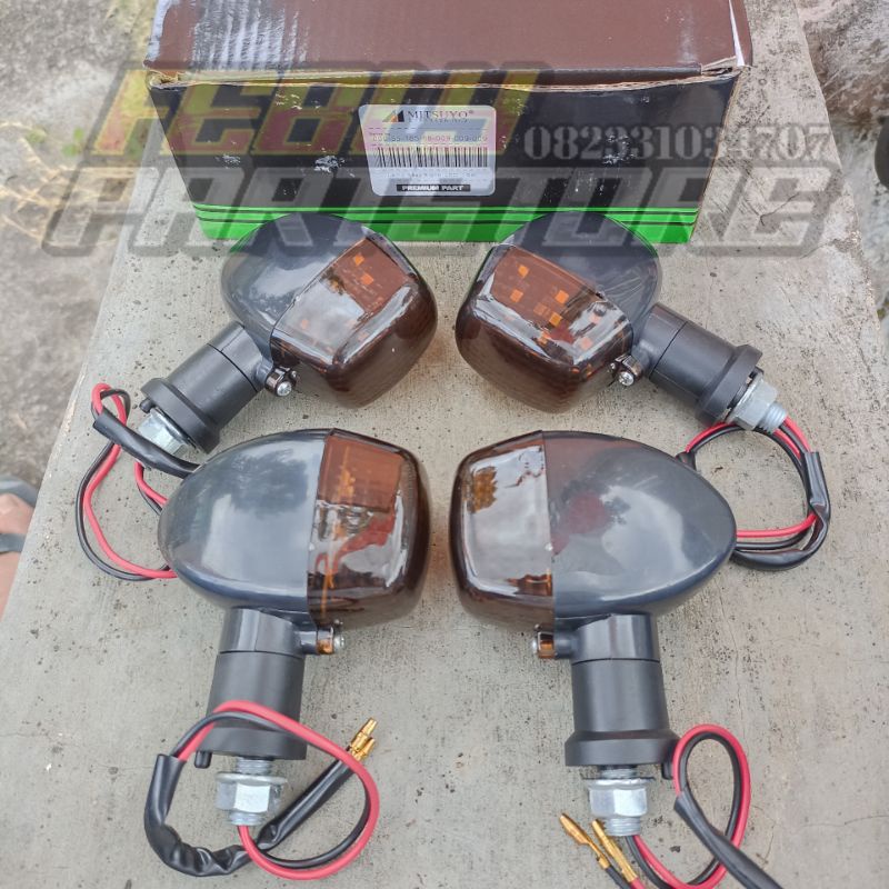 SEIN NINJA R RR SS LED KACA SMOKE LITHING RITING NINJA 150R RR S RR DEPAN BELAKANG SEN RETING NINJA 