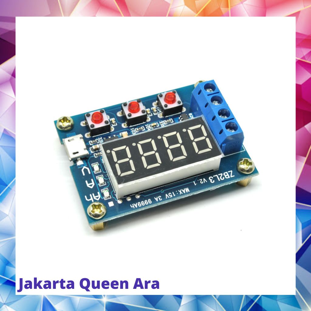 Zhiyu Battery Capacity Meter Discharge Tester 1.5v~12v for 18650 HW58