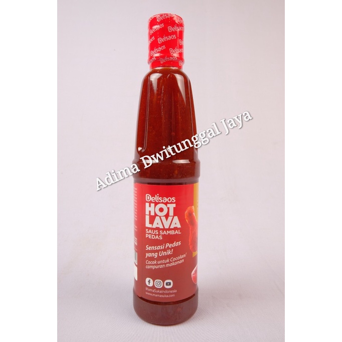 MamaSuka Delisaos Hot Lava / Saus Sambal Pedas 260ml