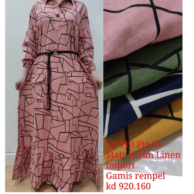 Gamis Linen Premium