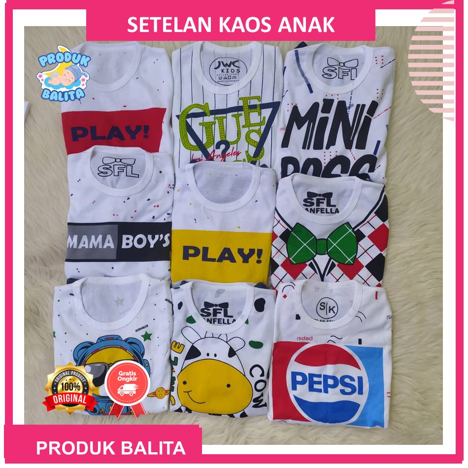 Setelan Baju Anak Bayi Kekinian Baby Cowok 0-12 Bulan Set bayi Laki-laki Terlaris