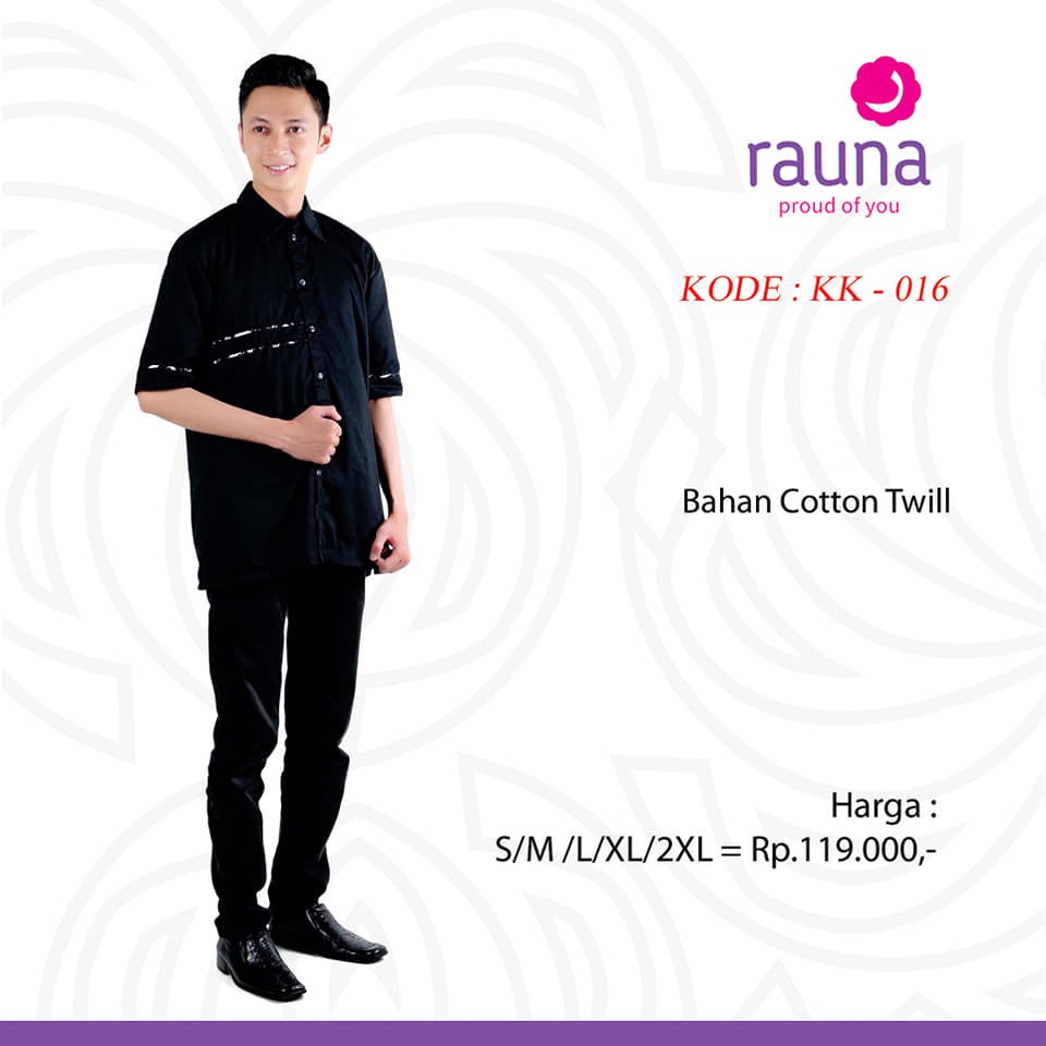 BAJU KOKO KATUN / RK - 16 / ATASAN  MUSLIM PRIA