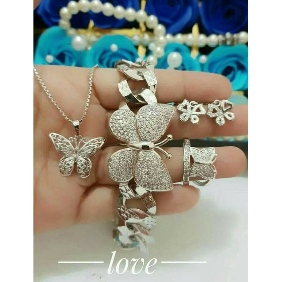Aksesoris Xuping Murah (Set Perhiasan Xuping Butterfly Perak)