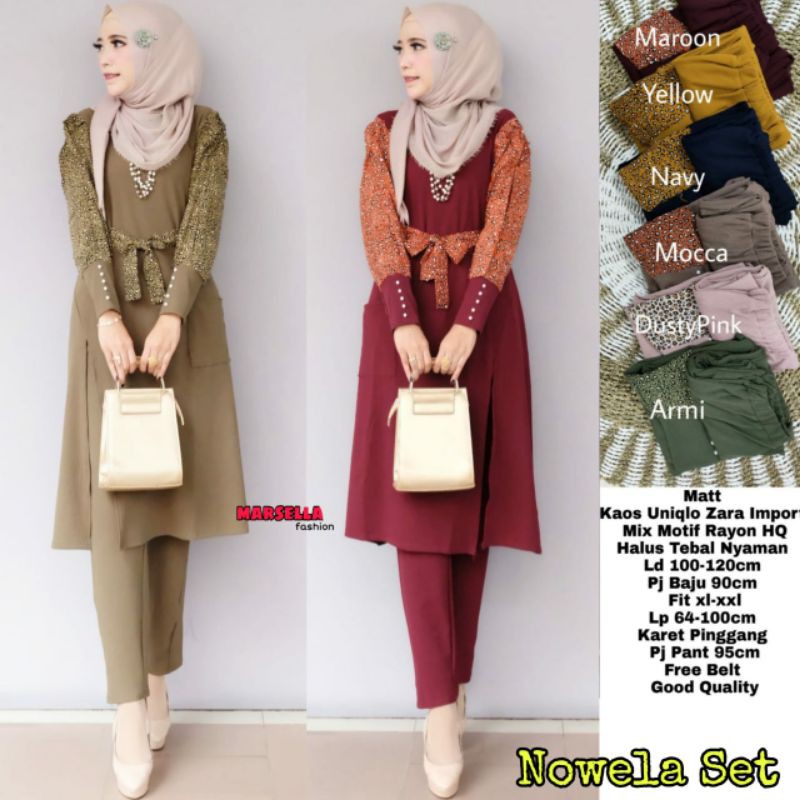Nowela set (set tunik) by Marsella