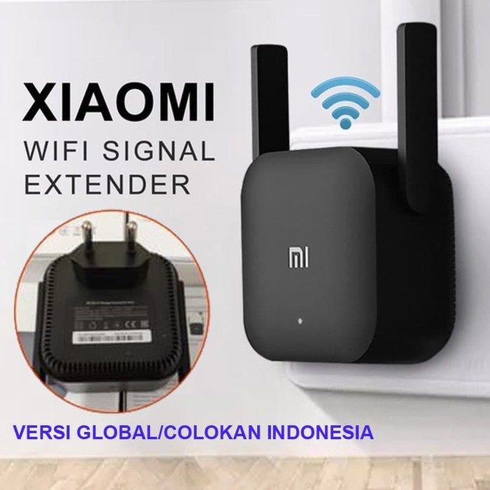 Xiaomi Wifi Extender Pro Repeater Amplifier With 2 Antenna 300Mbps - Versi GLOBAL