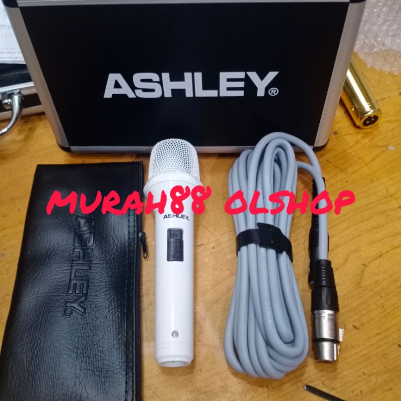 mic kabel ashley t68/t 68 free koper barang original suara mantap