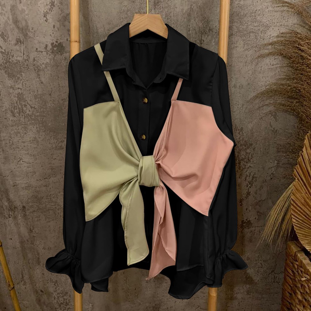 ZARINA BLOUSE - daily blouse / blouse wanita / korean style / daily blouse / blouse hits / grosir blouse