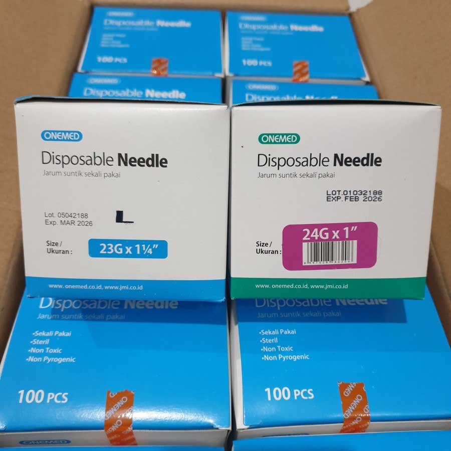 NEEDLE ONEMED 18G 21G 22G 23G 24G 25G 26G 27G 30G