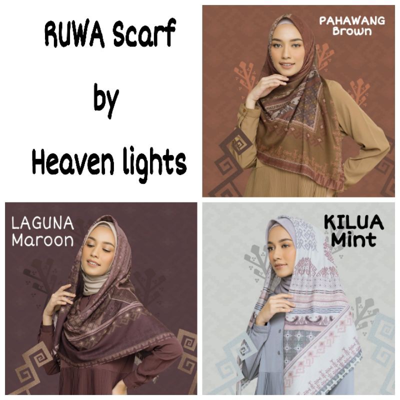 RUWA SCARF (RANAU, LAGUNA & PAHAWANG) by Heaven Lights