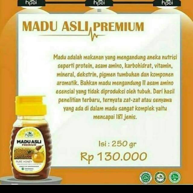 

Madu asli