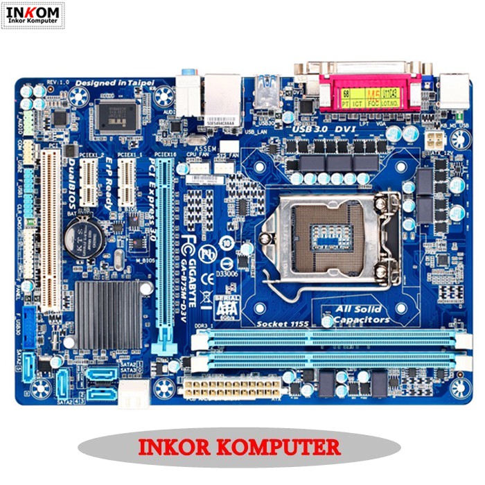 Motherboard Mainboard Mobo Intel B75 LGA 1155 Gigabyte