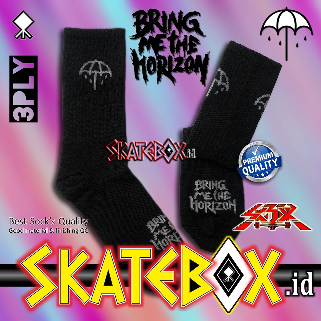 Kaos Kaki Bring Me The Horizon (Logo Umbrella Payung)