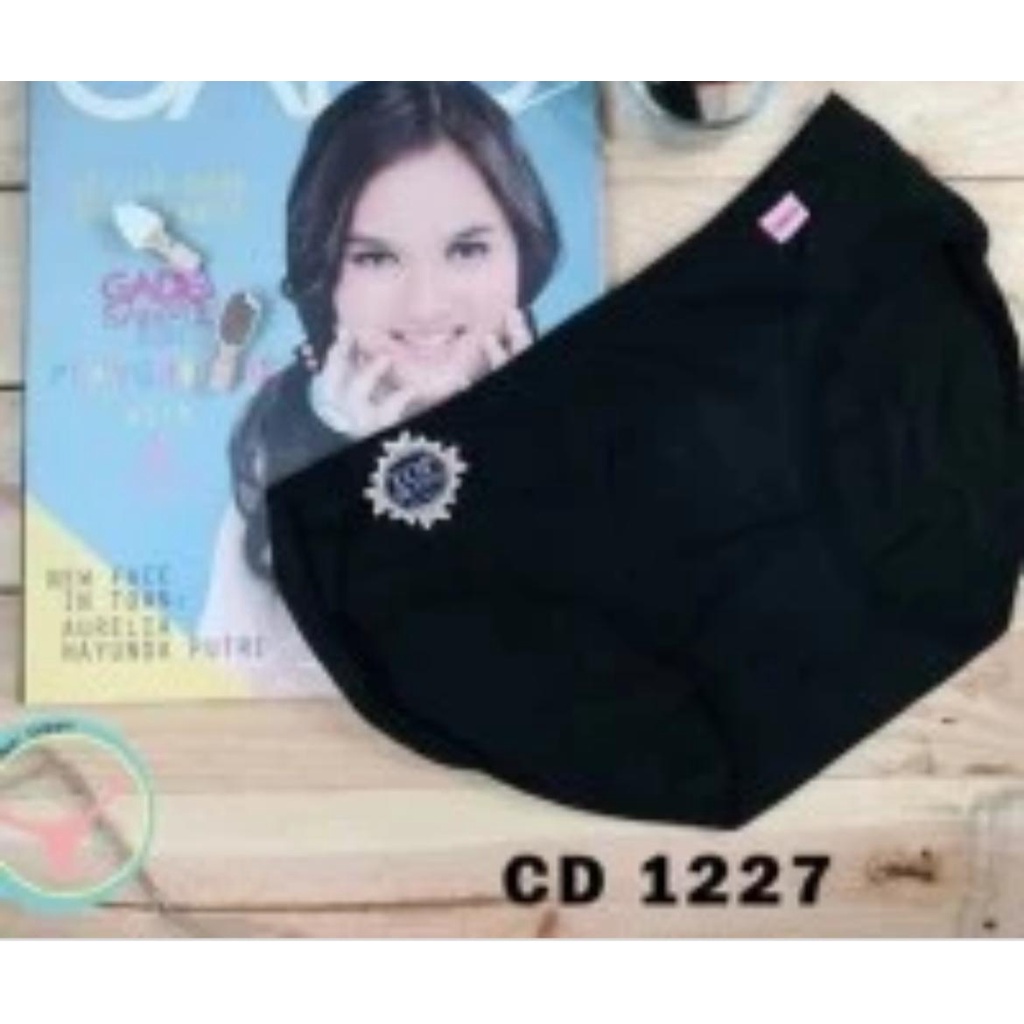 SOREX 1227 KHUSUS HITAM - CELANA DALAM WANITA MINI BAHAN KATUN