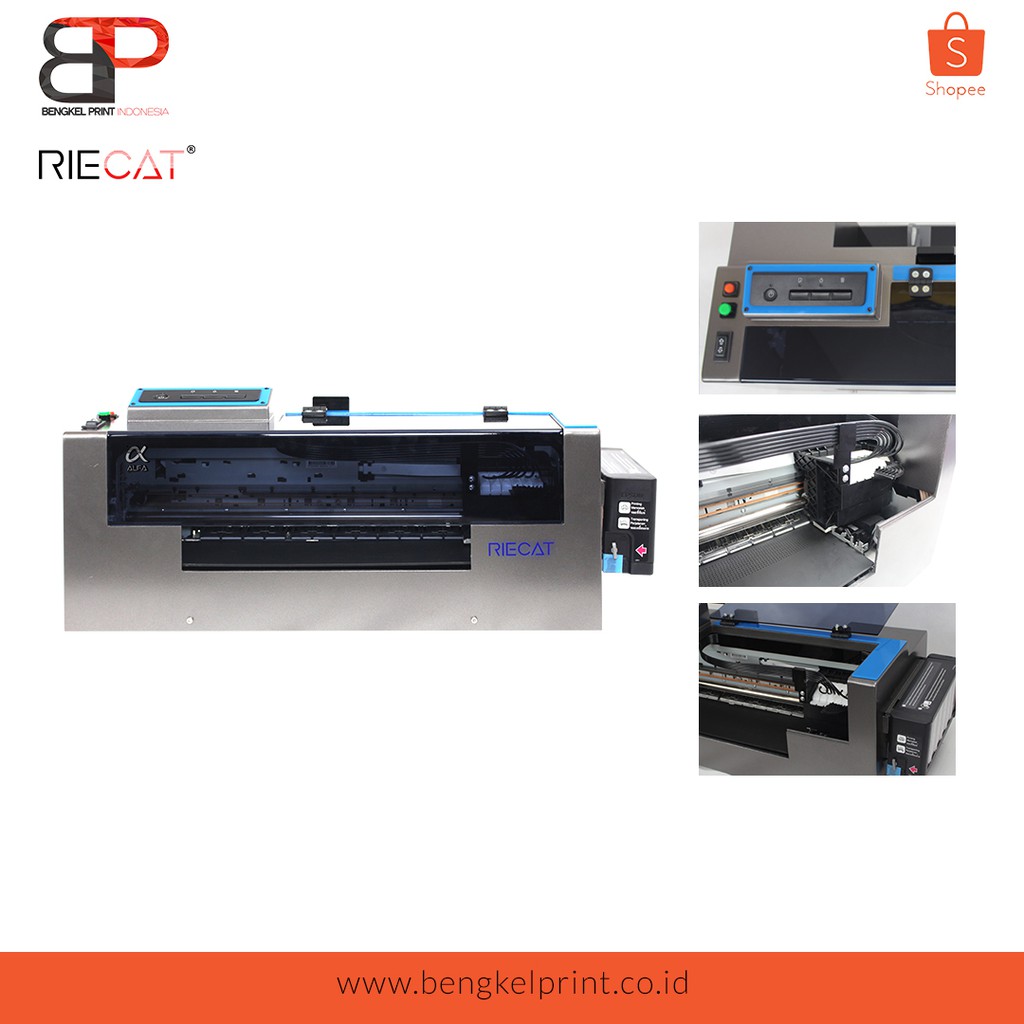 Mesin Printer DTF | Sablon Kaos | Cetak Kaos | Printer Transfer Film Riecat Alfa