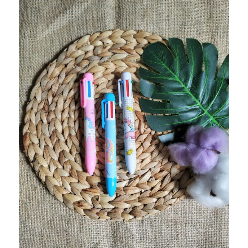

BALLPOINT MEKANIK UNICORN 6 WARNA BERBEDA/PULPEN MEKANIK