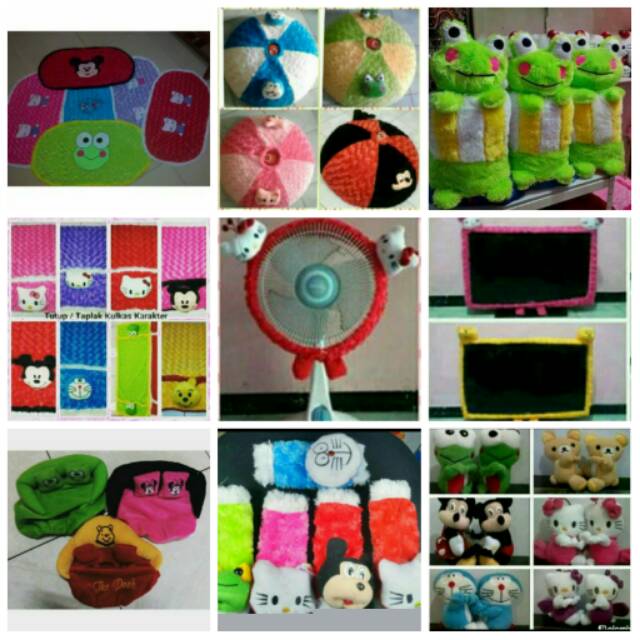 9 in 1. meja, saji, galon, kulkas, kipas, TV, tissue, pegangan kulkas, gorden