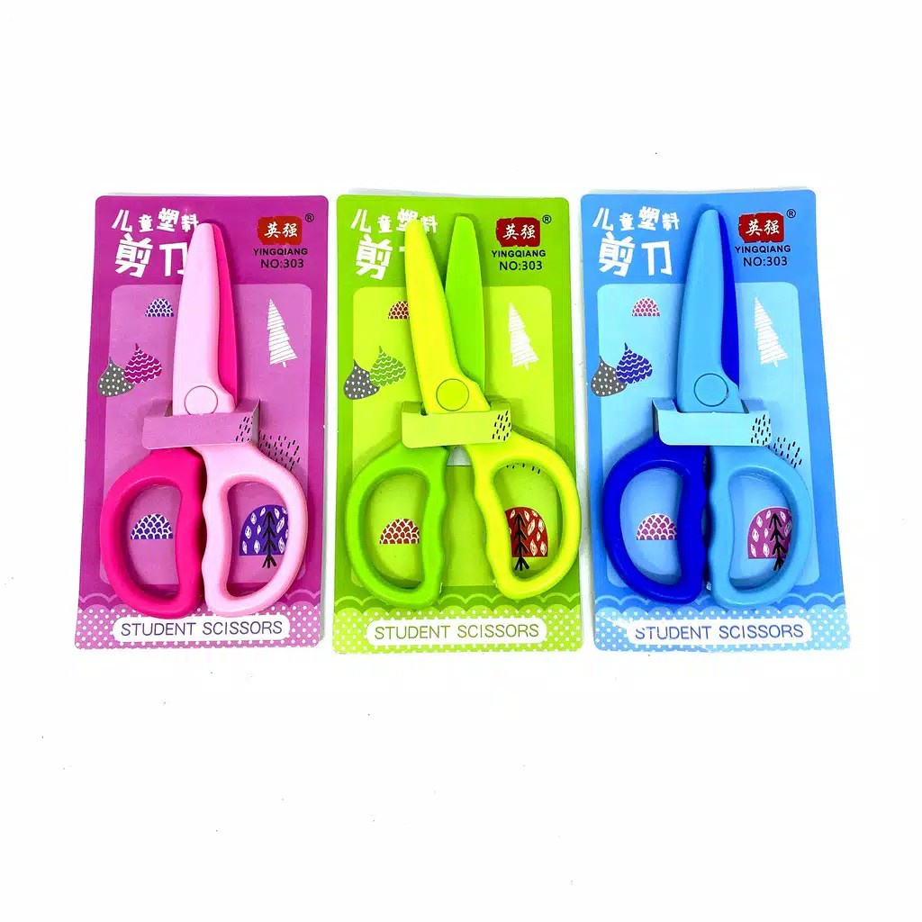 

Gunting Anak 2 Warna Safety Scissors Gunting Kertas
